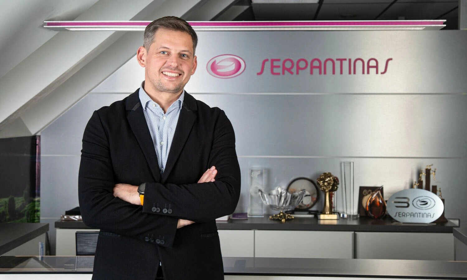 UAB „Serpantinas“ direktorius Justinas Skaržauskas. Pauliaus Vepšto nuotr.