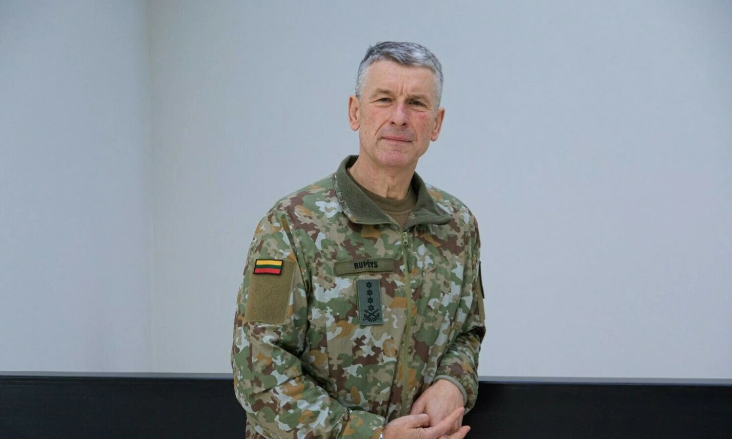 Valdemaras Rupšys, generolas, Lietuvos kariuomenės vadas. Vladimiro Ivanovo (VŽ) nuotr.