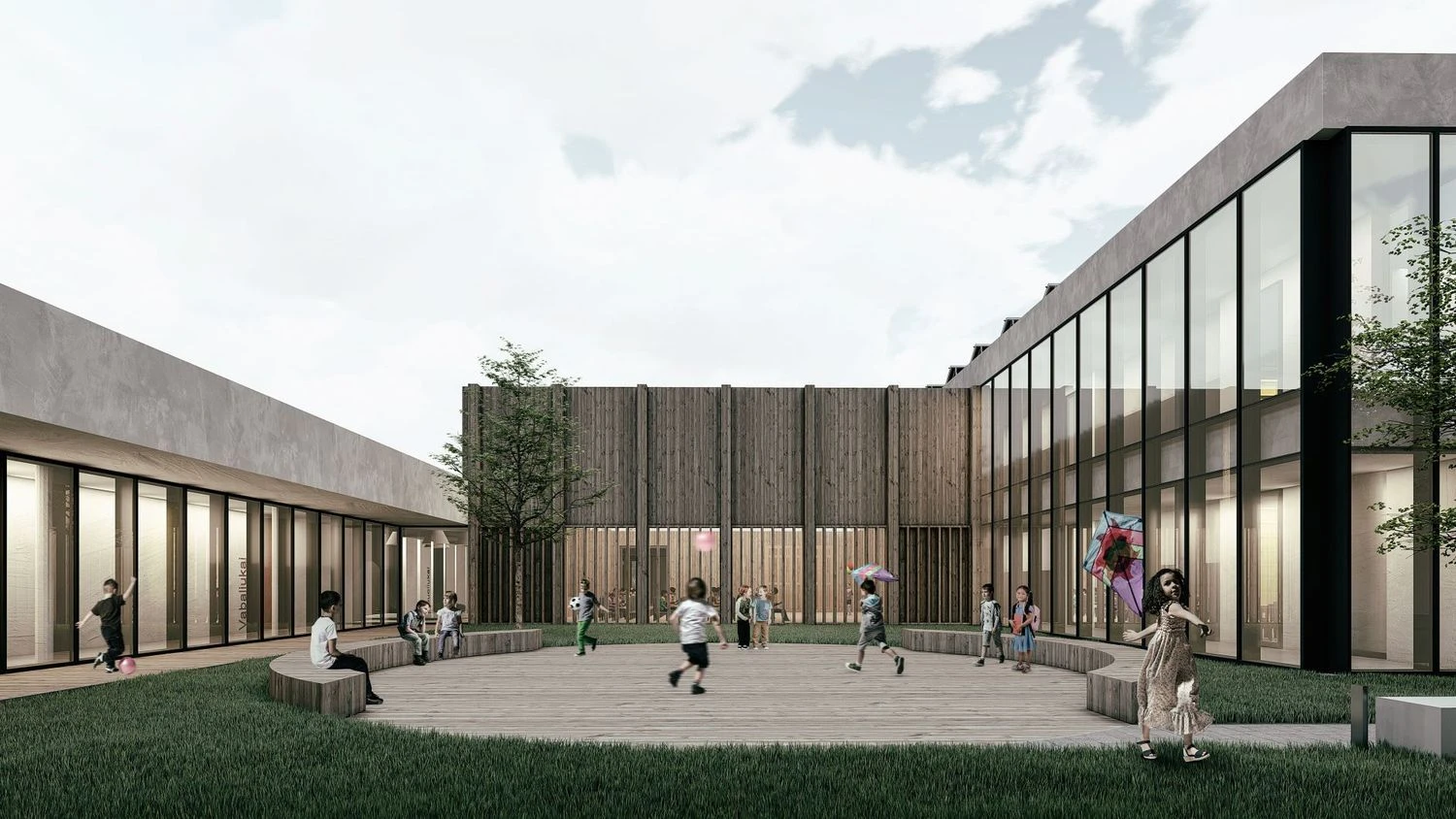 Bendrovės vizualizacija.