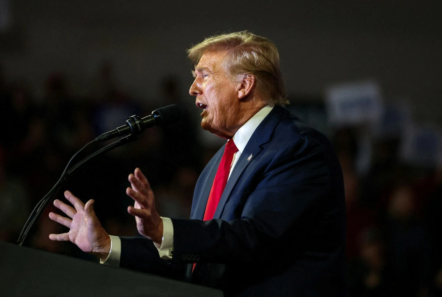 Donaldas Trumpas, buvęs JAV prezidentas. Samo Wolfe'o  („Reuters“ / „Scanpix“) nuotr.