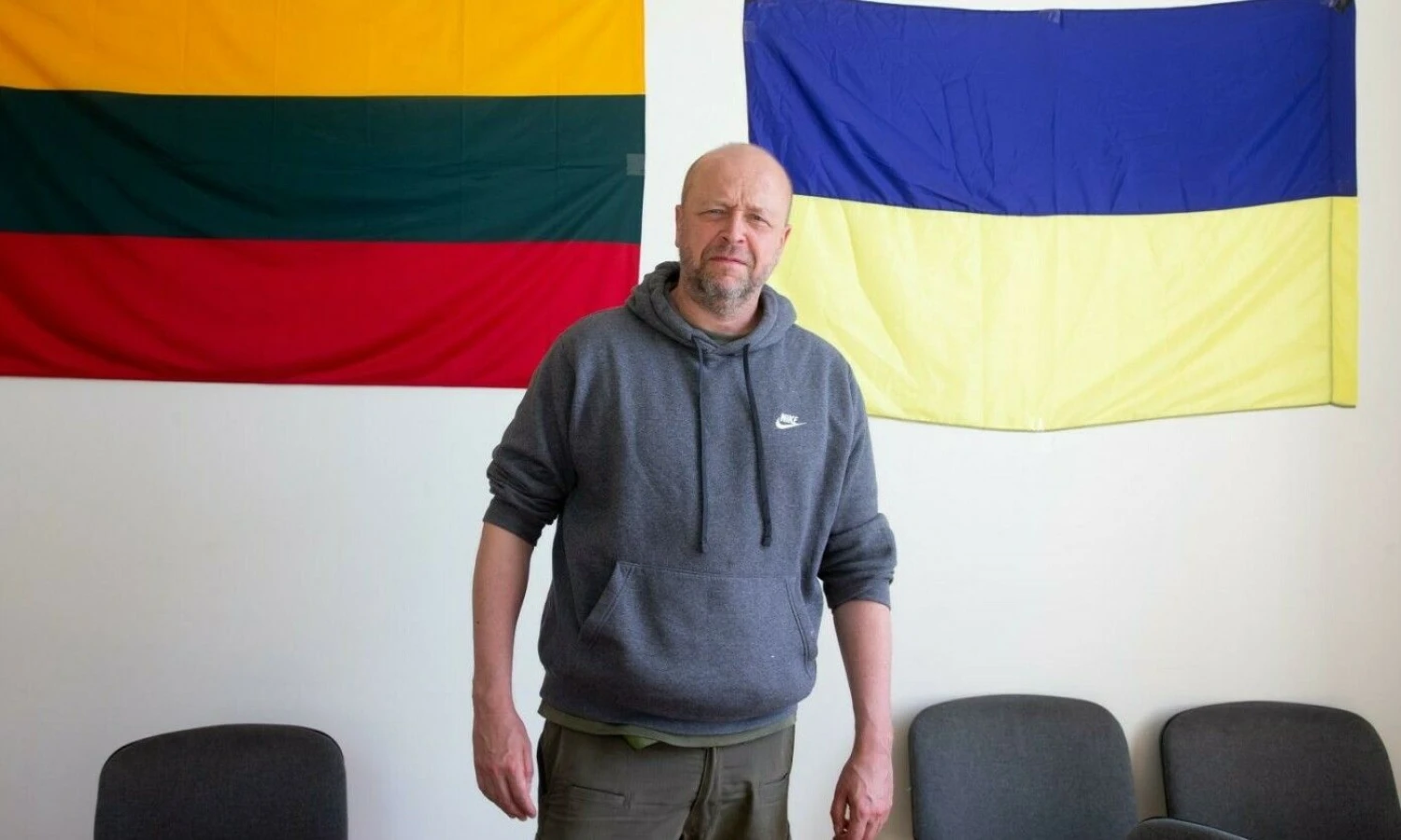 Jonas Ohmanas, organizacijos „Blue/Yellow“ kūrėjas. Juditos Grigelytės (VŽ) nuotr.