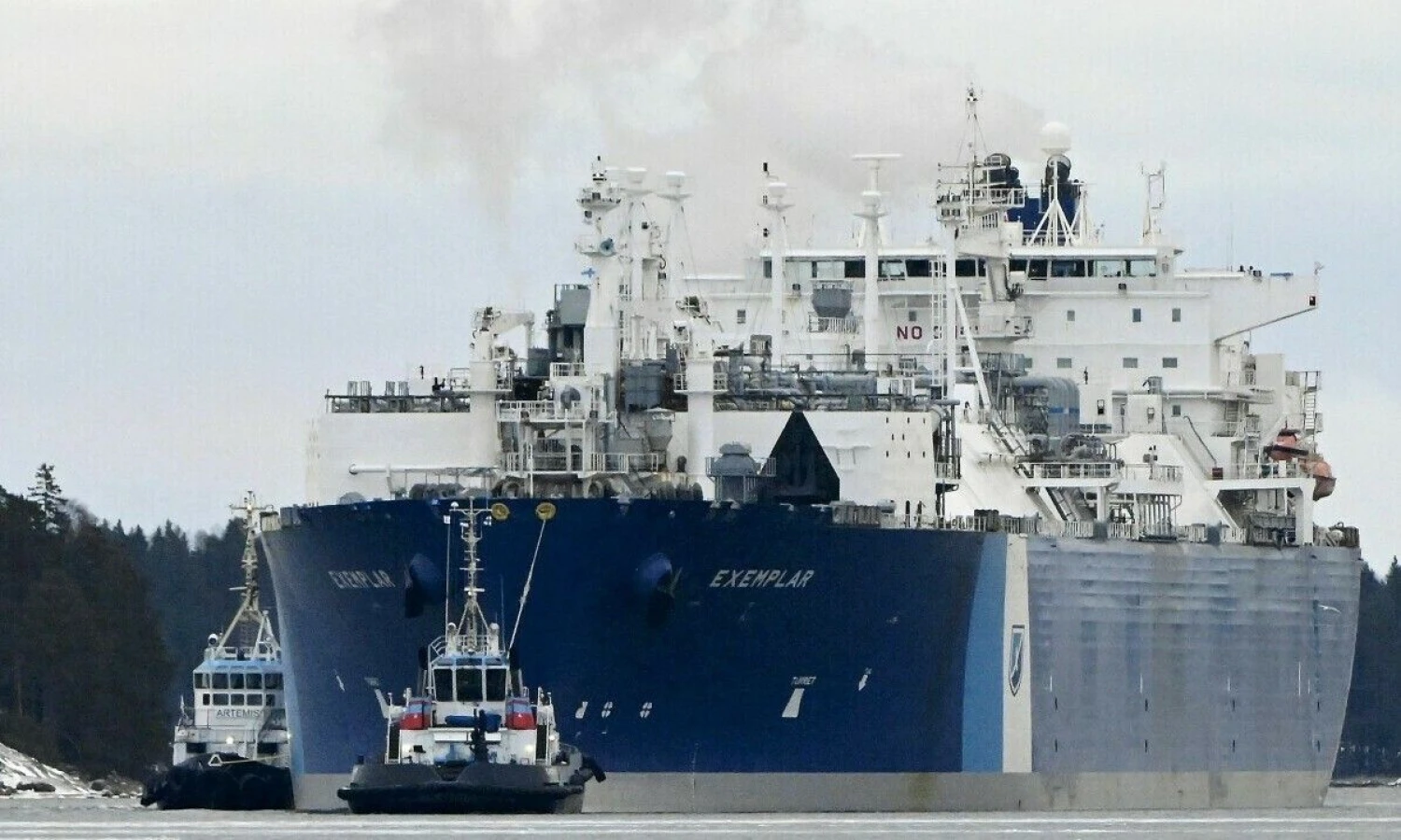 SkGD laivas–saugykla „Exemplar“ Suomijoje. Jussio Nukario (AFP/„Scanpix“) nuotr.