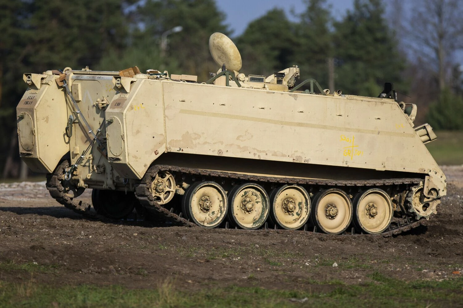 Šarvuotas transporteris „M113“. Karolio Kavolelio („Scanpix“) nuotr.