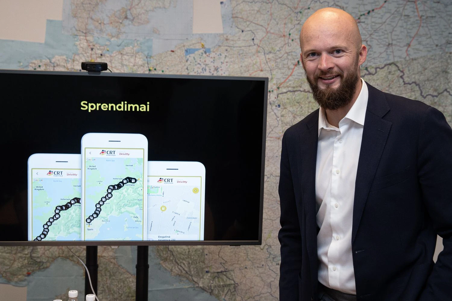 Erikas Miliukas, UAB „CRT Partner“ direktorius. Vladimiro Ivanovo (VŽ) nuotr.