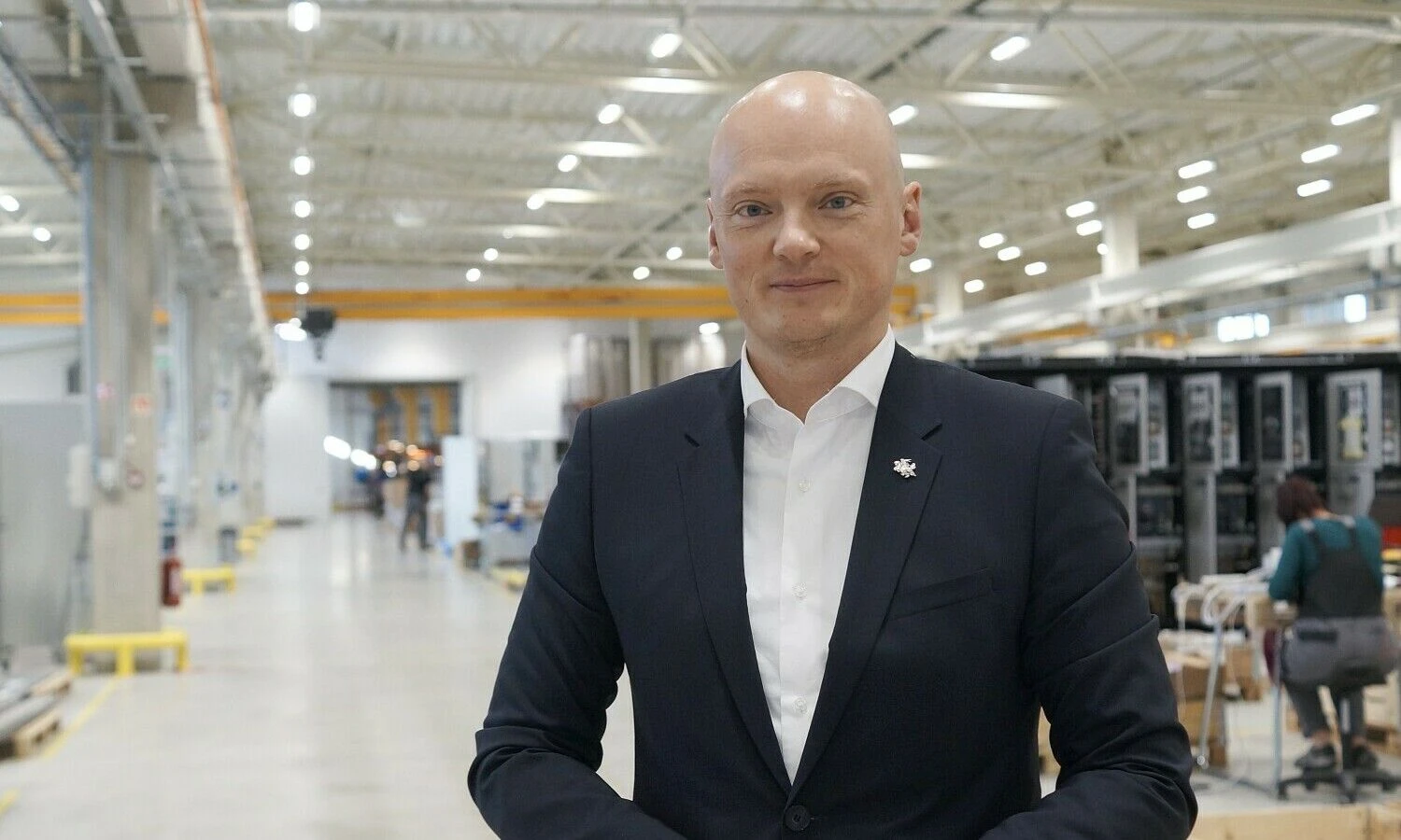 Tomas Prūsas, Lietuvos inžinerijos ir technologijų pramonės asociacijos („Linpra“)?prezidentas, Panevėžio dažnių keitimo sistemų ir skirstomųjų bei valdymo įrenginių gamybos UAB „Harju Elekter“ vadovas. Įmonės nuotr.