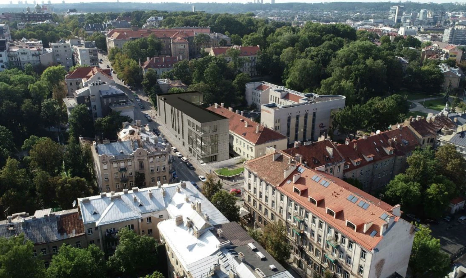 Pakoreguotas projektas. Bendrovės vizualizacija.