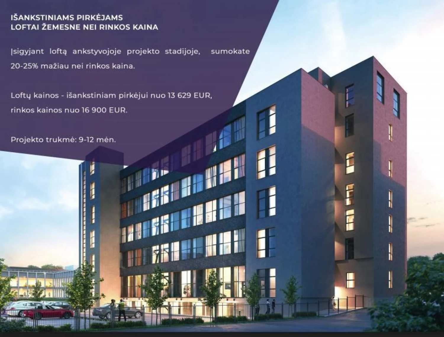 „Baltic Asset Management“ potencialiems pirkėjams teikiamas pasiūlymas. Bendrovės nuotr.