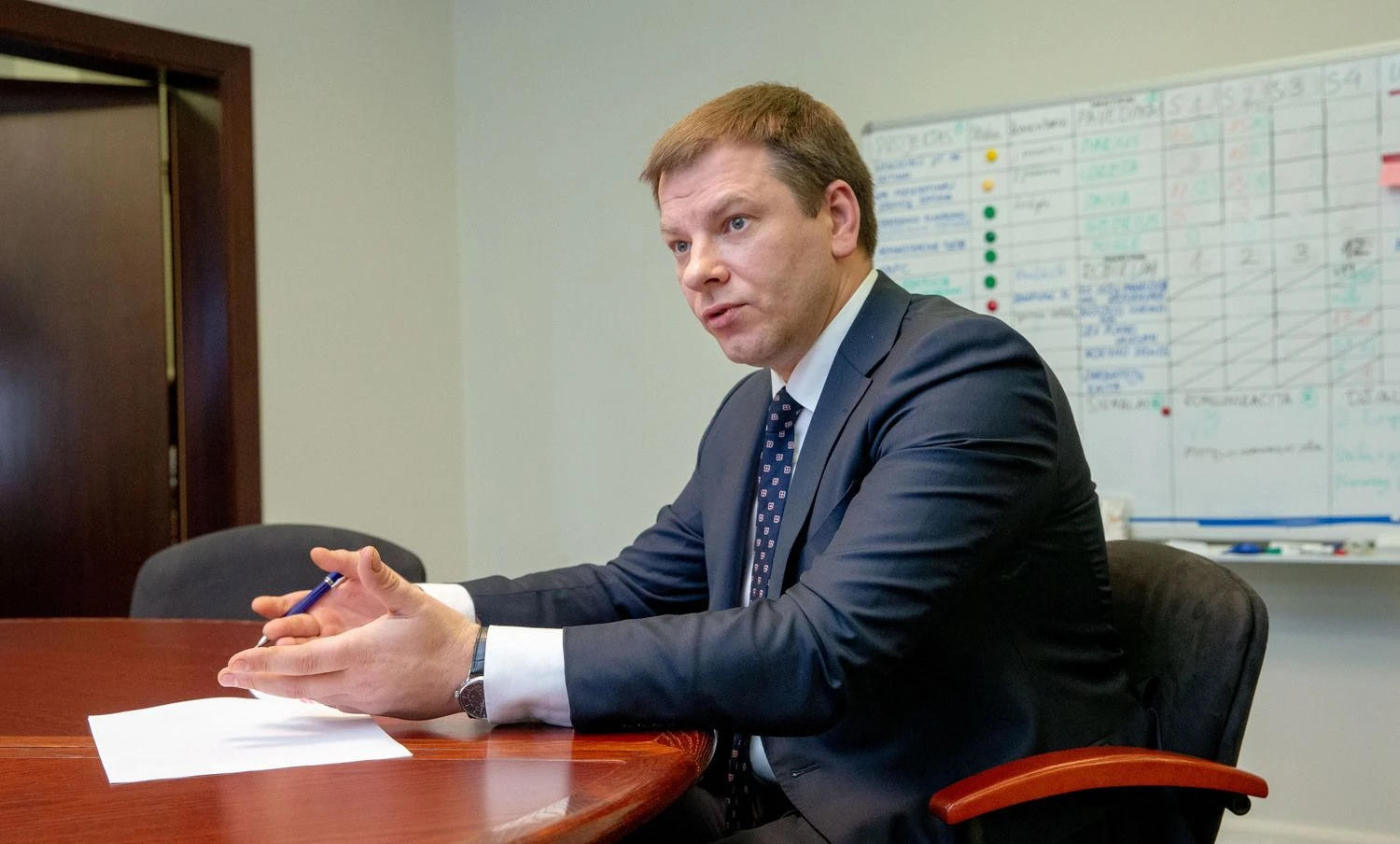 Finansų ministras Vilius Šapoka. Juditos Grigelytės (VŽ) nuotr.