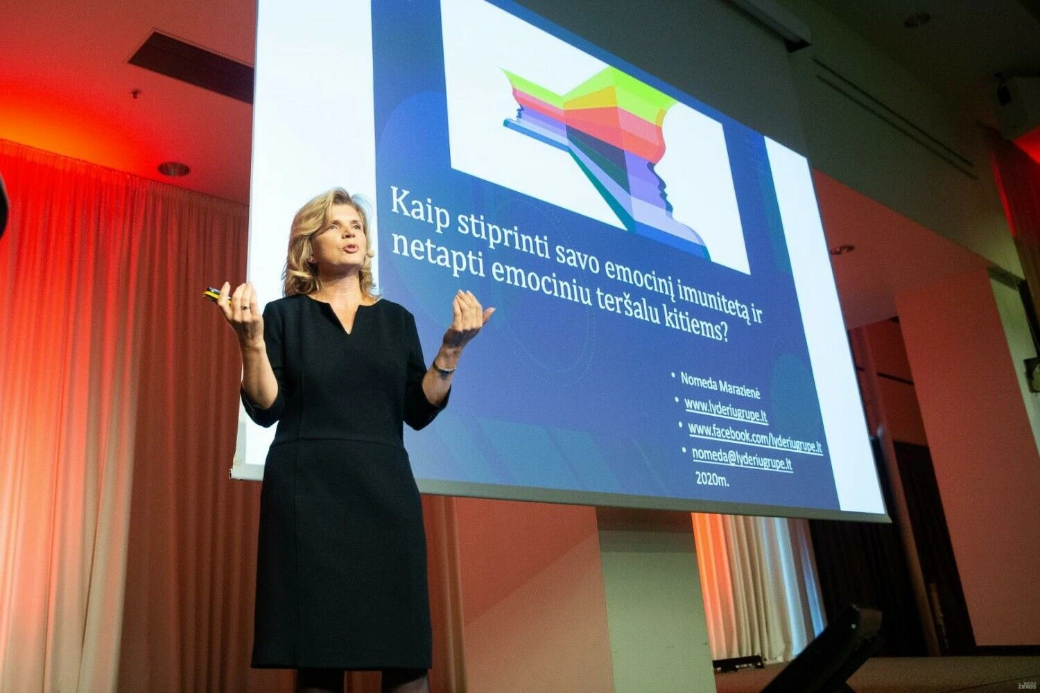 Nomeda Marazienė, VšĮ „Lyderystės ekspertų grupė“ vadovė, konsultantė, emocinio intelekto trenerė. Vladimiro Ivanovo (VŽ) nuotr.