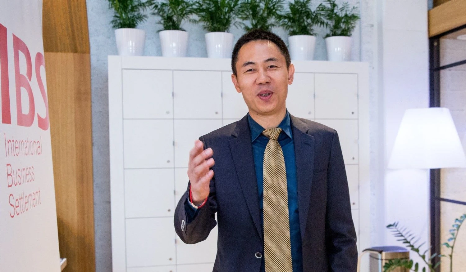 Luo Fengas, „International Business Settlement“ vadovas. Juditos Grigelytės (VŽ) nuotr.