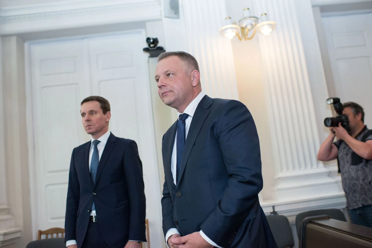 „MG Baltic“ byla: Eligijus Masiulis ir Raimondas Kurlianskis. Vladimiro Ivanovo (VŽ) nuotr.