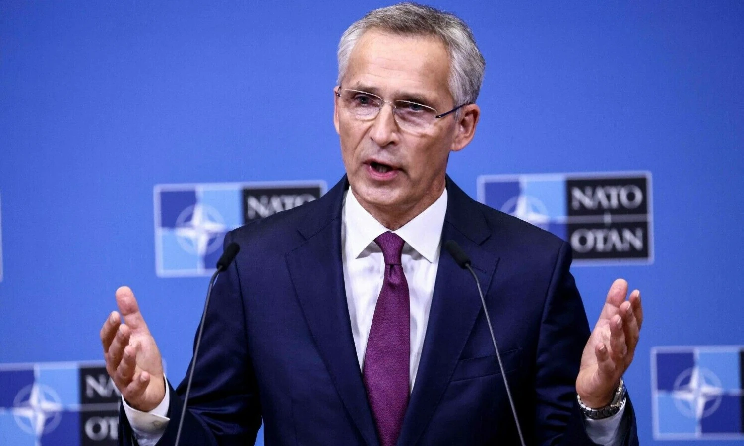 Jensas Stoltenbergas, NATO generalinis sekretorius. Kenzo Triboullard (AFP/„Scanpix“) nuotr.