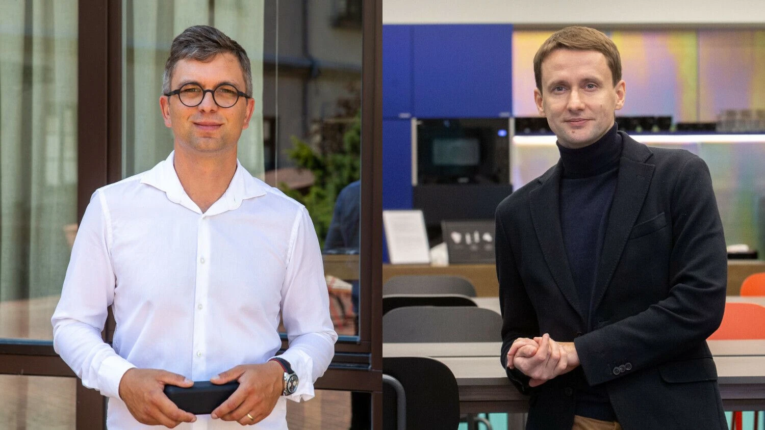 Vilius Tamkvaitis, asociacijos „Investors` Forum“ vyresnysis analitikas ir Mantas Katinas,  UAB „Wargaming Vilnius“ generalinis direktorius.