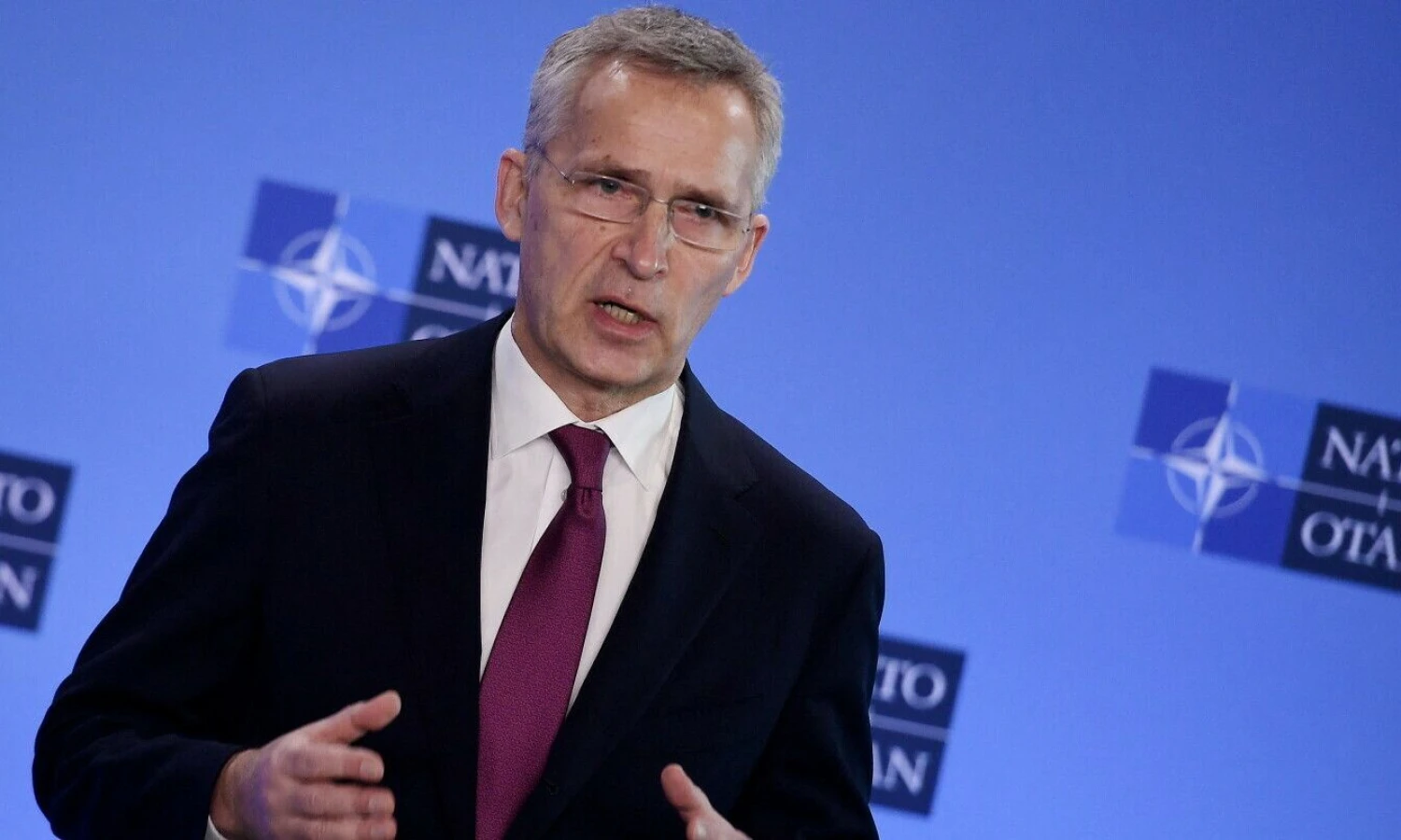 Jensas Stoltenbergas, NATO generalinis sekretorius. Olivierio Douliery („Reuters“ / „Scanpix“) nuotr.
