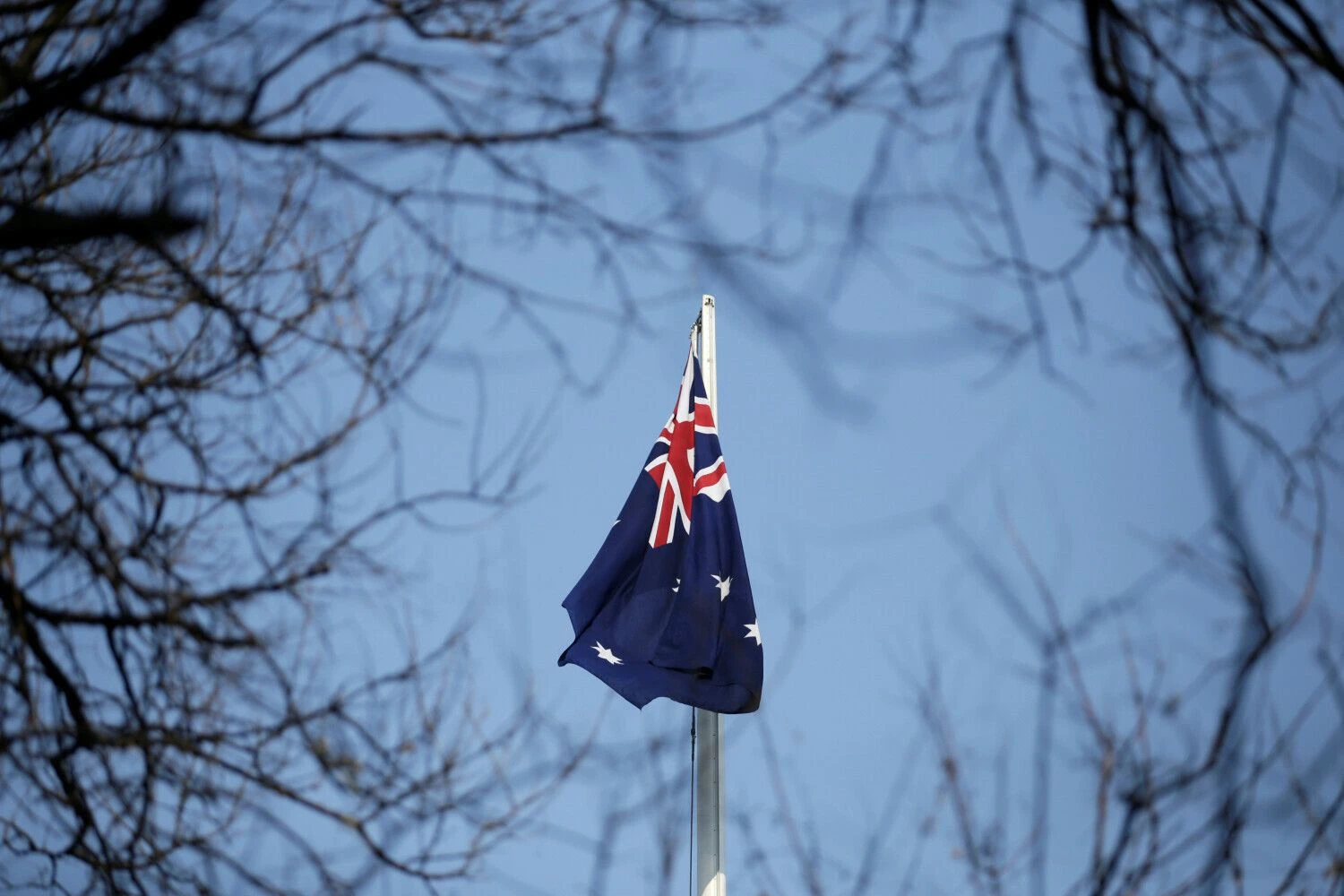 Australijos vėliava. Jasono Lee („Reuters“/„Scanpix“) nuotr.