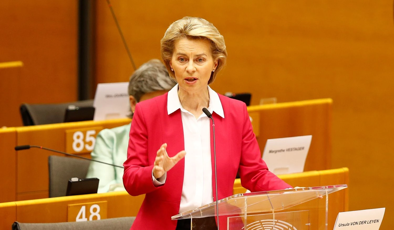 Ursula von der Leyen, EK pirmininkė. Johannos Geron („Reuters / „Scanpix“) nuotr. 
