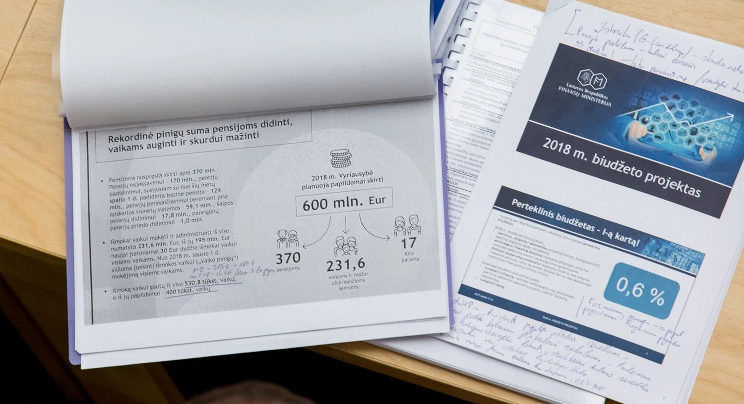 Premjero komentarais išmargintas kitų metų biudžeto projekto pristatymas. Juditos Grigelytės (VŽ) nuotr.