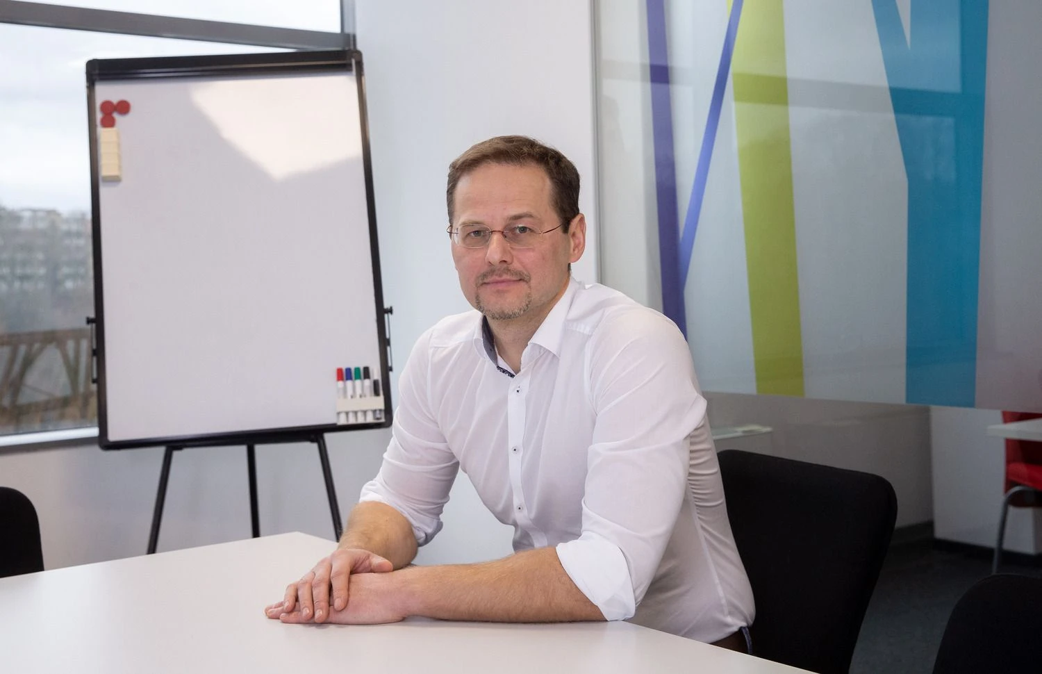 Jungtinei agentūrai „Dentsu Lithuania“ vadovaus Marius Tuminas. Juditos Grigelytės (VŽ) nuotr.