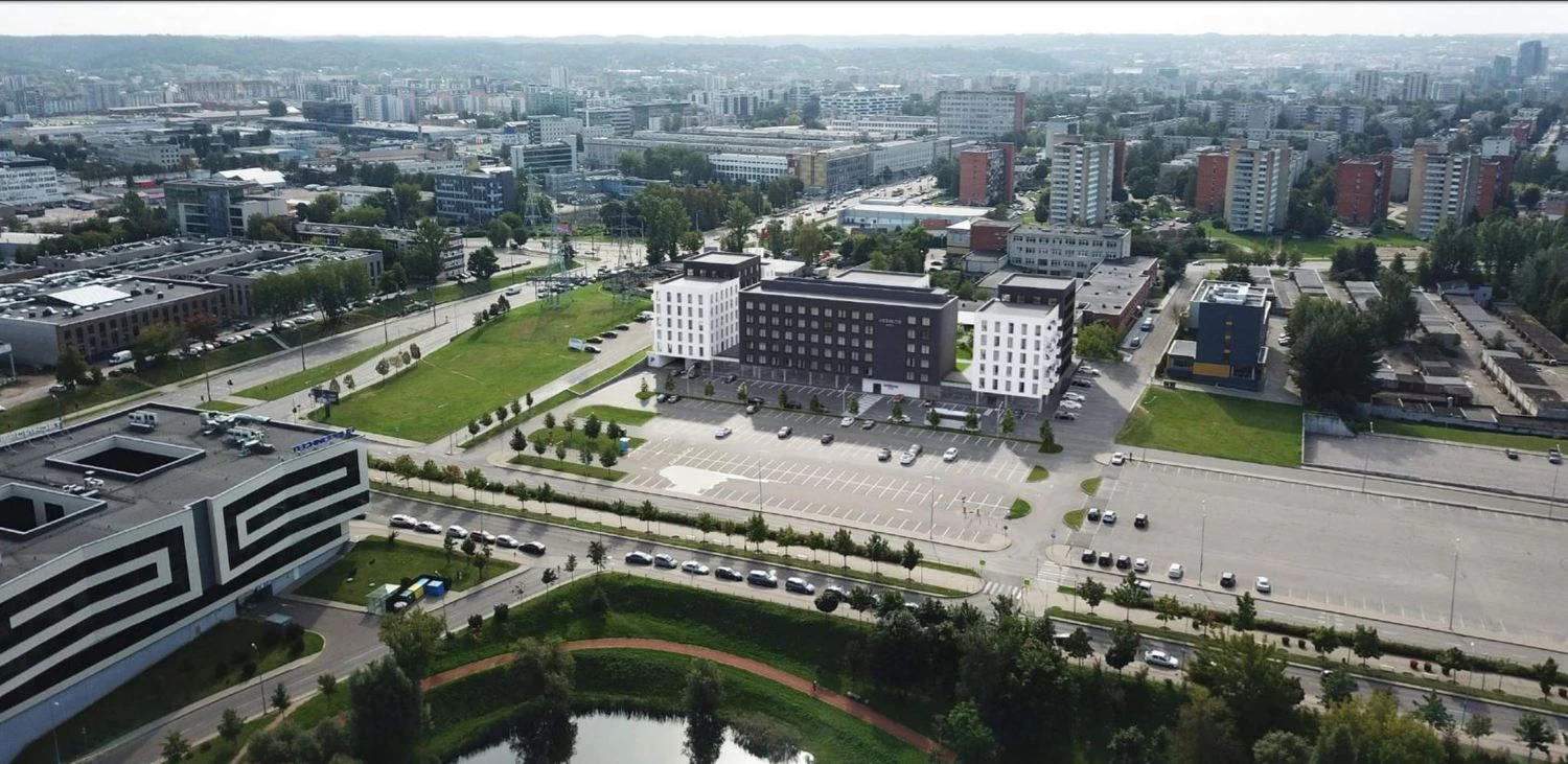 Bendrovės vizualizacija.