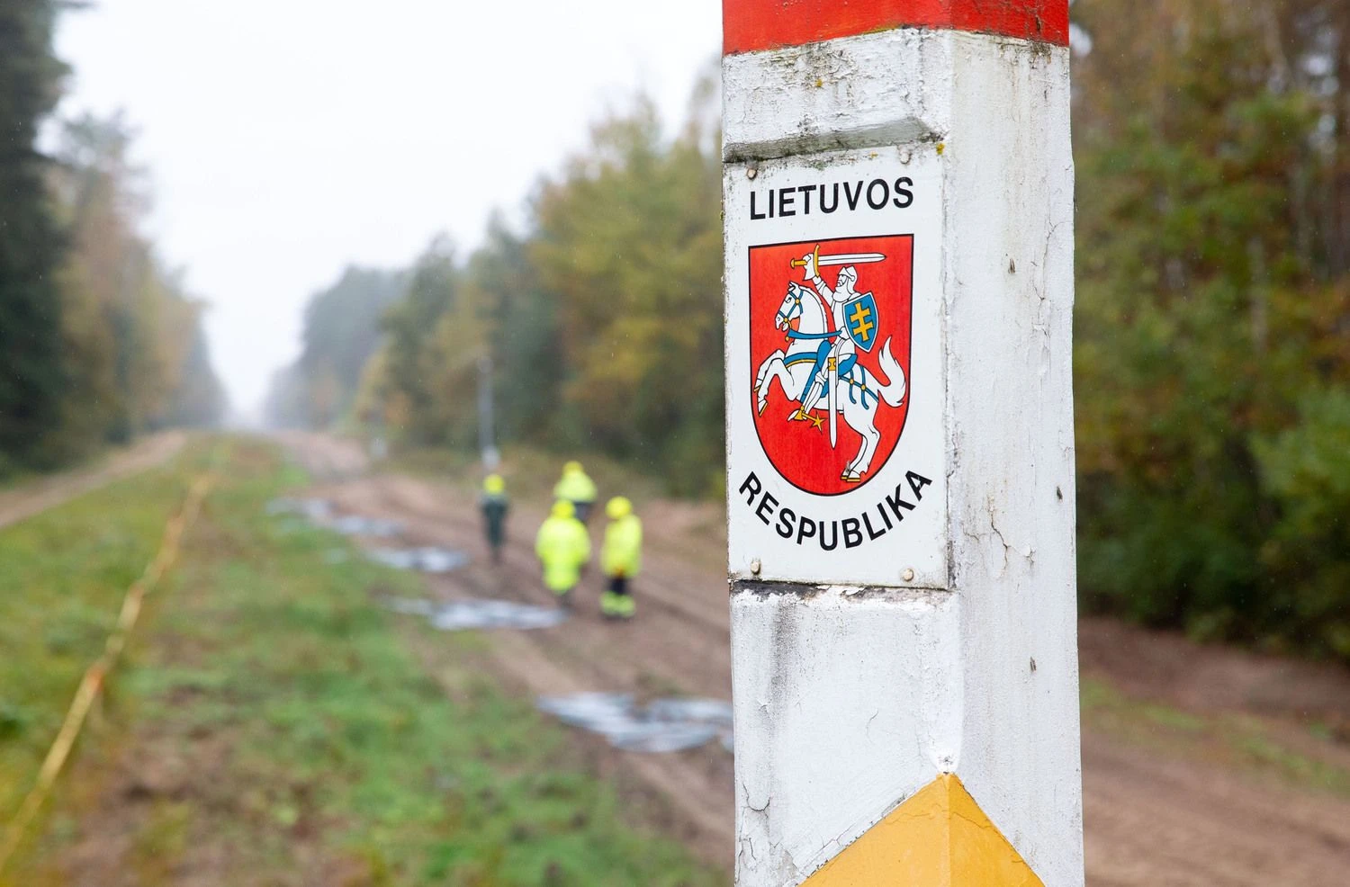 Lietuvos-Baltarusijos pasienis ties Latežeriu. Juditos Grigelytės (VŽ) nuotr.