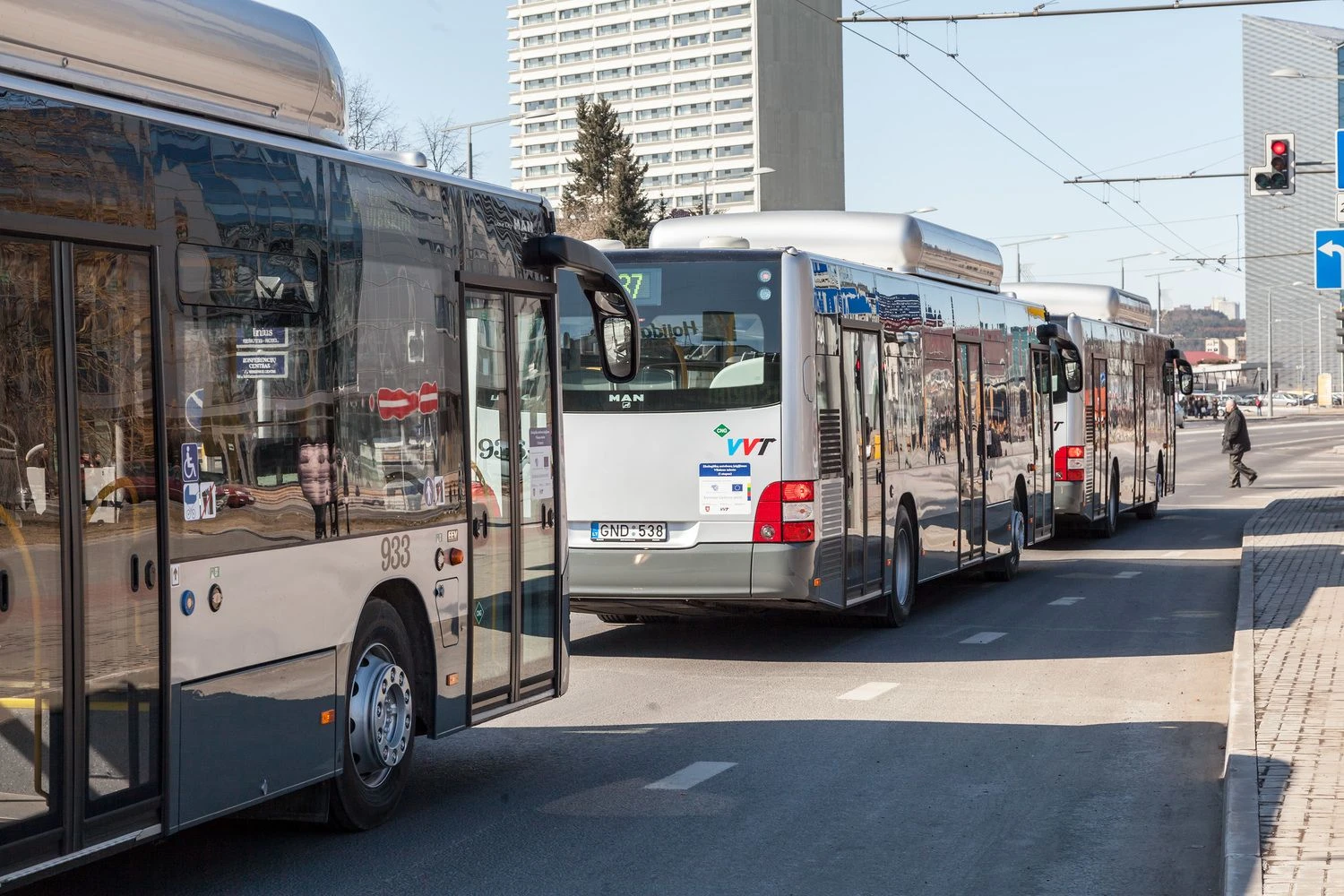 Vilniaus autobusai. Savivaldybės nuotr.