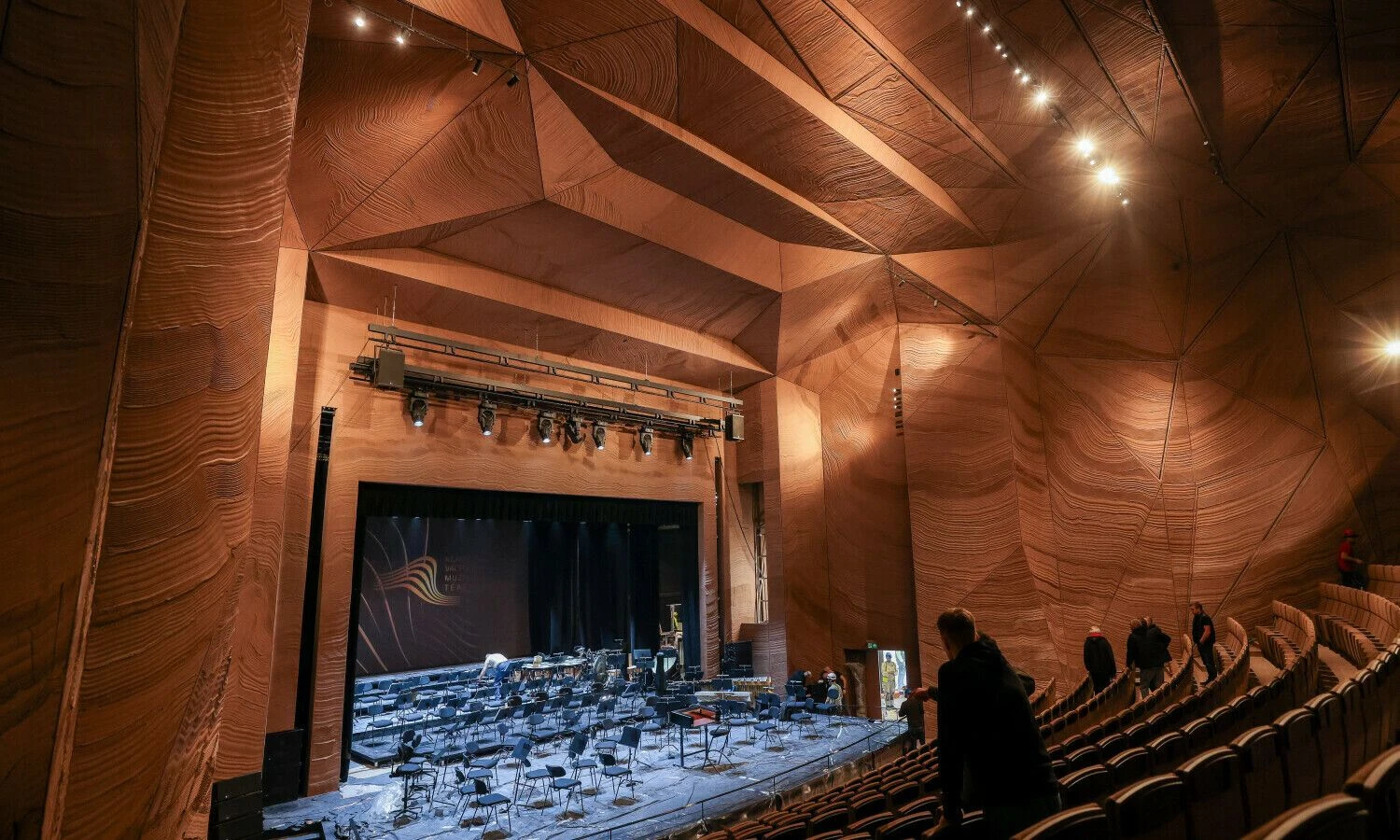 Klaipėdos valstybinis muzikinis teatras po rekonstrukcijos. BNS nuotr.