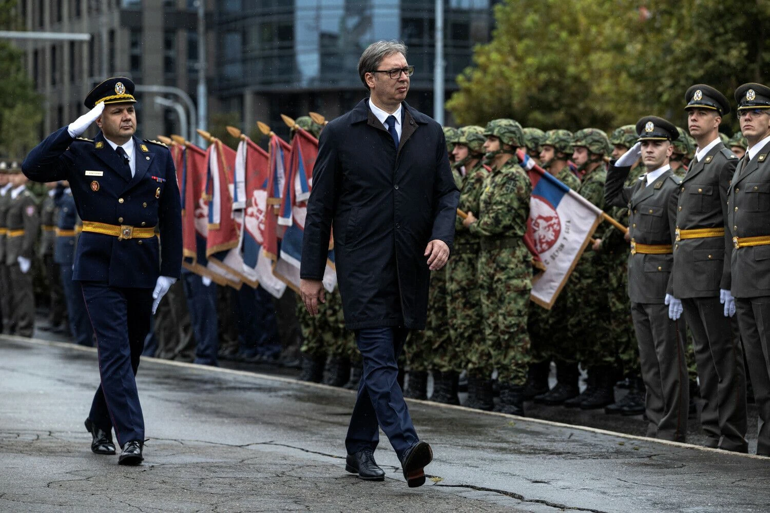 Serbijos prezidentas Aleksandaras Vučičius. Marko Djuricos („Reuters“/„Scanpix“) nuotr.
