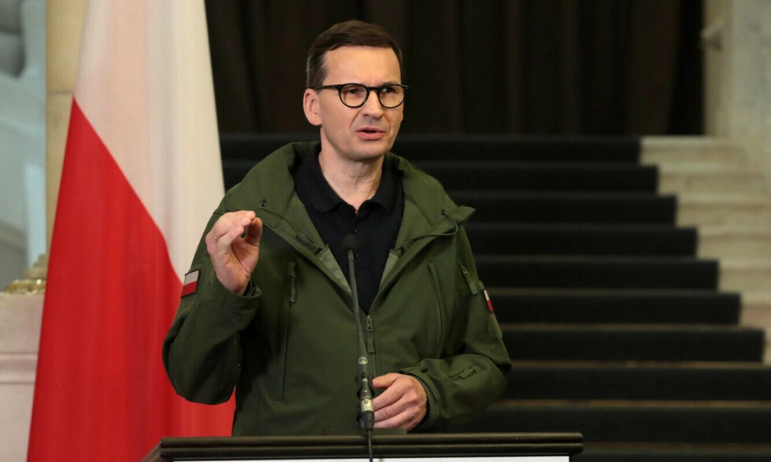 Mateuszas Morawieckis, Lenkijos premjeras. Hennadii Minchenko („Zuma“ / „Scanpix“) nuotr.