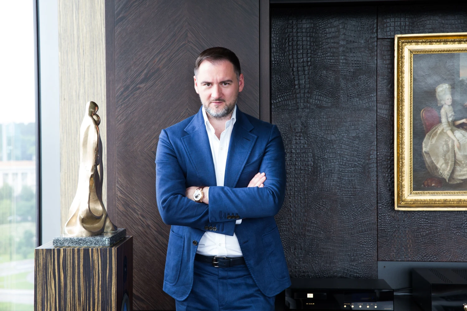 Vilius Kavaliauskas, investicijų bendrovės „Enercom Capital“ savininkas. Juditos Grigelytės (VŽ) nuotr.