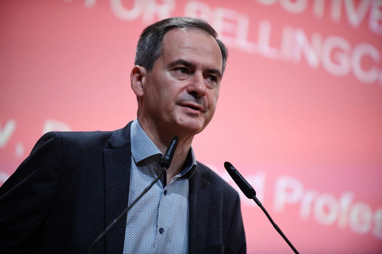 Christo Grozevas, „Bellingcat“ vadovas. Julieno De Rosa (AFP/„Scanpix“) nuotr.