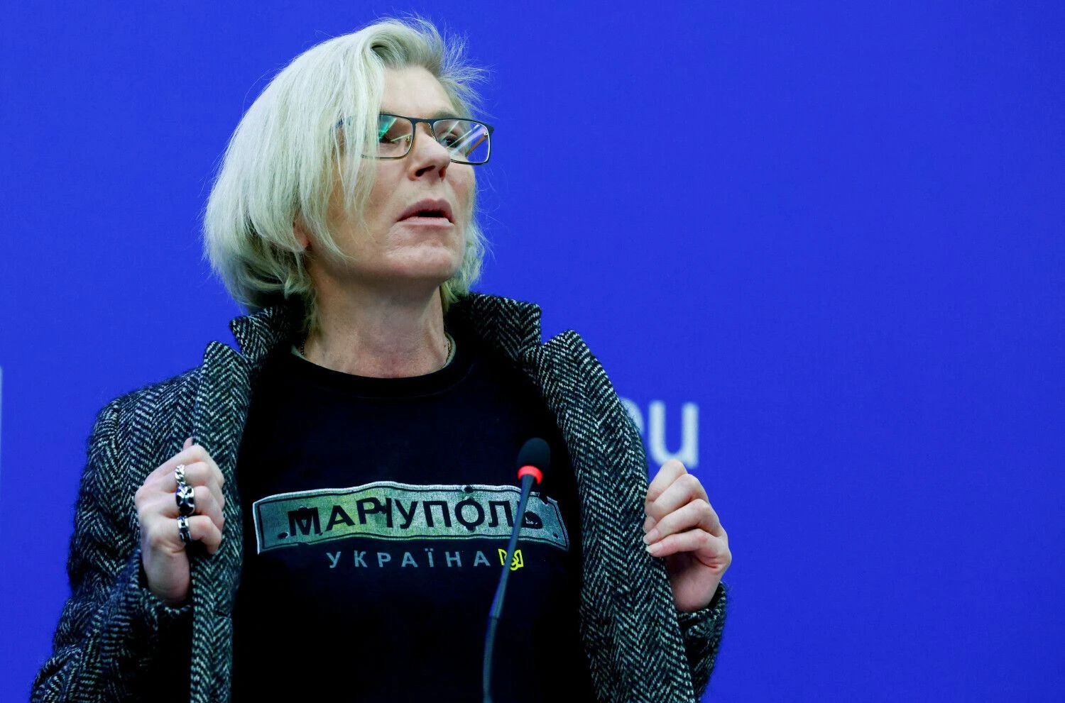 Paramedikė Andrejaus Sacharovo premijos laureatė Julija Pajevska-Taira. Yves Herman, „Reuters“ / „Scanpix“ nuotr.