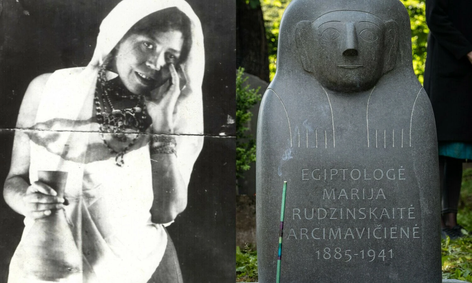 M. Rudzinskaitė-Arcimavičienė. XX a. II deš. Nežinomas fotografas. Kenotafas Saulės kapinėse. A. Bėkštos / LNM nuotr.