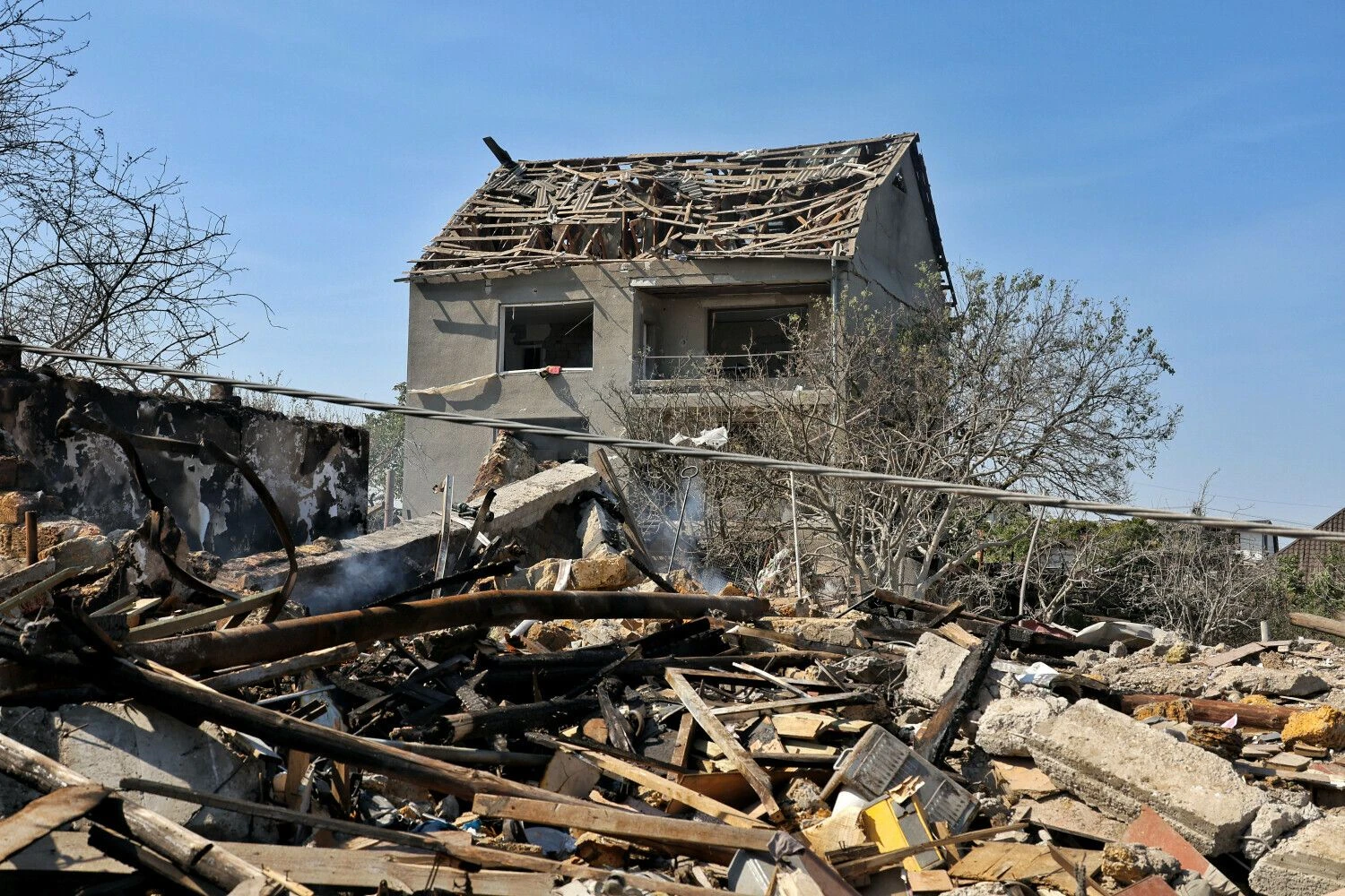 Odesa rugpjūčio pabaigoje po Rusijos raketų atakos. Ninos Liashonok (UKRINFORM / SIPA / „Scanpix“) nuotr.