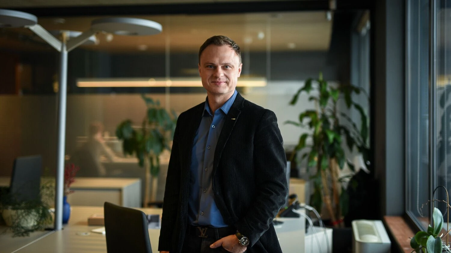 Osvaldas Švitra, UAB „cargoGO Logistics“ vykdomasis direktorius, Ryčio Galadausko nuotrauka.