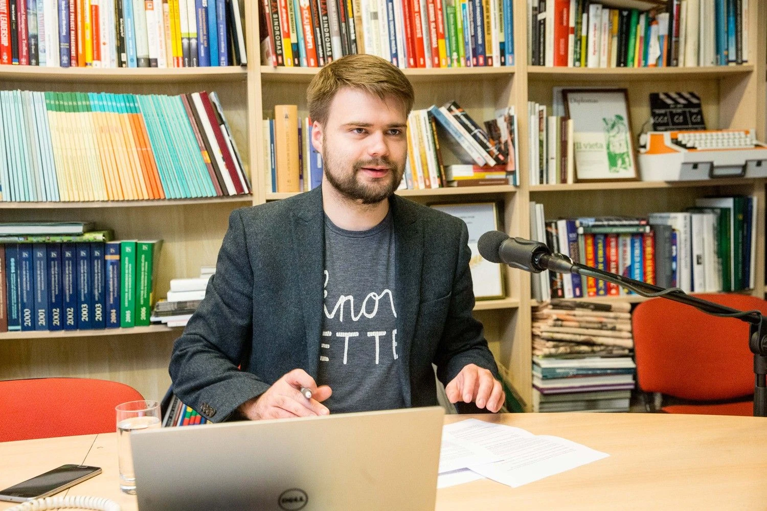 Deividas Budginas, komunikacijos agentūros „Komunikacijos amatininkai“ vadovas. Juditos Grigelytės (VŽ) nuotr.