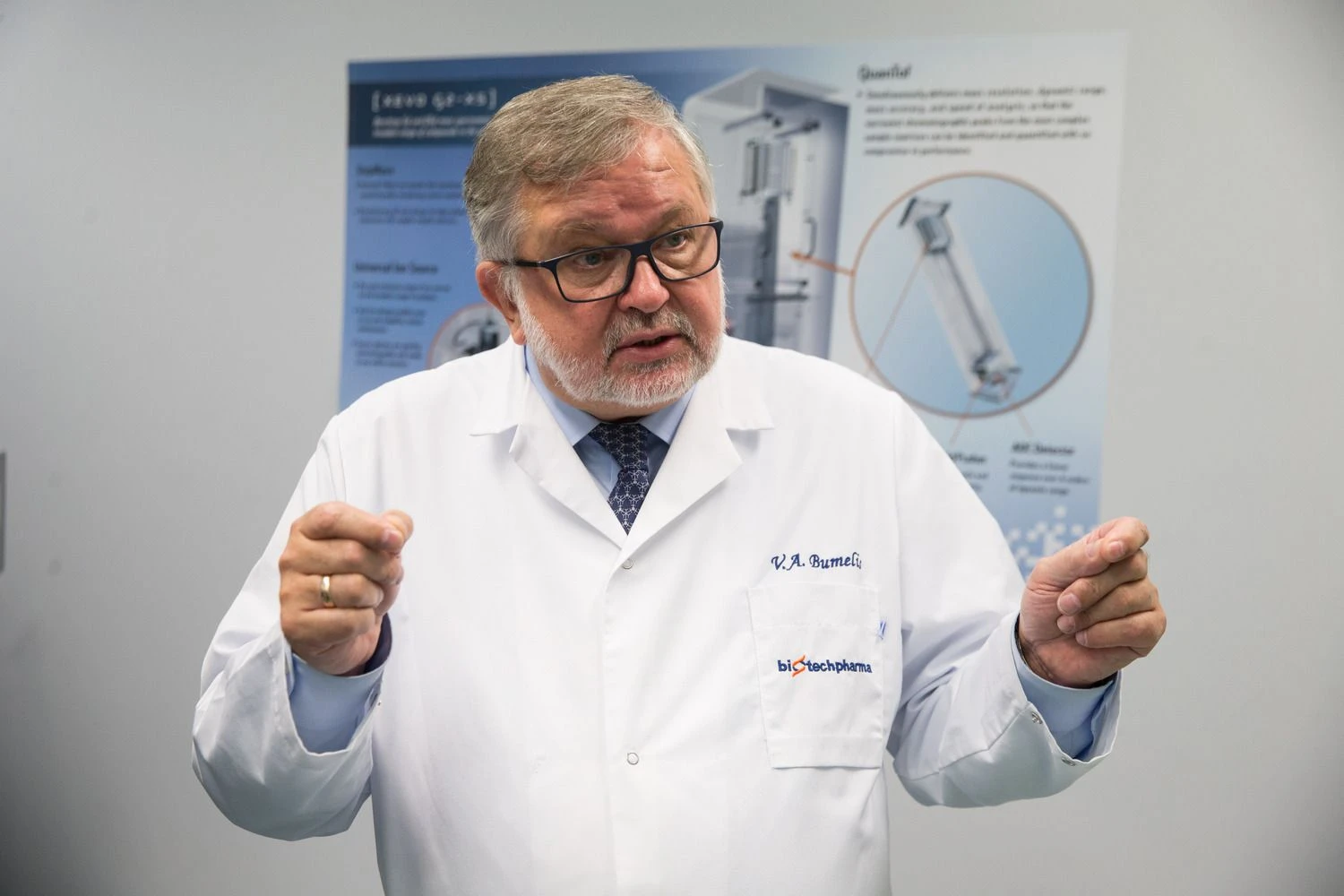 Vladas Bumelis, UAB „Biotechpharma“ vadovas: „Visi turėtume siekti investuoti į aukštąsias technologijas.“
Vladimiro IVanovo (VŽ) nuotr.