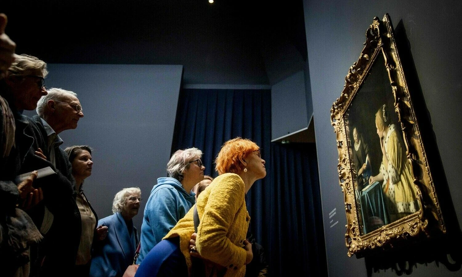 Atidarius Vermeerio parodą Amsterdamo „Riksmuseum“. Koeno van Weelo (ANP / AFP / „Scanpix“) nuotr.