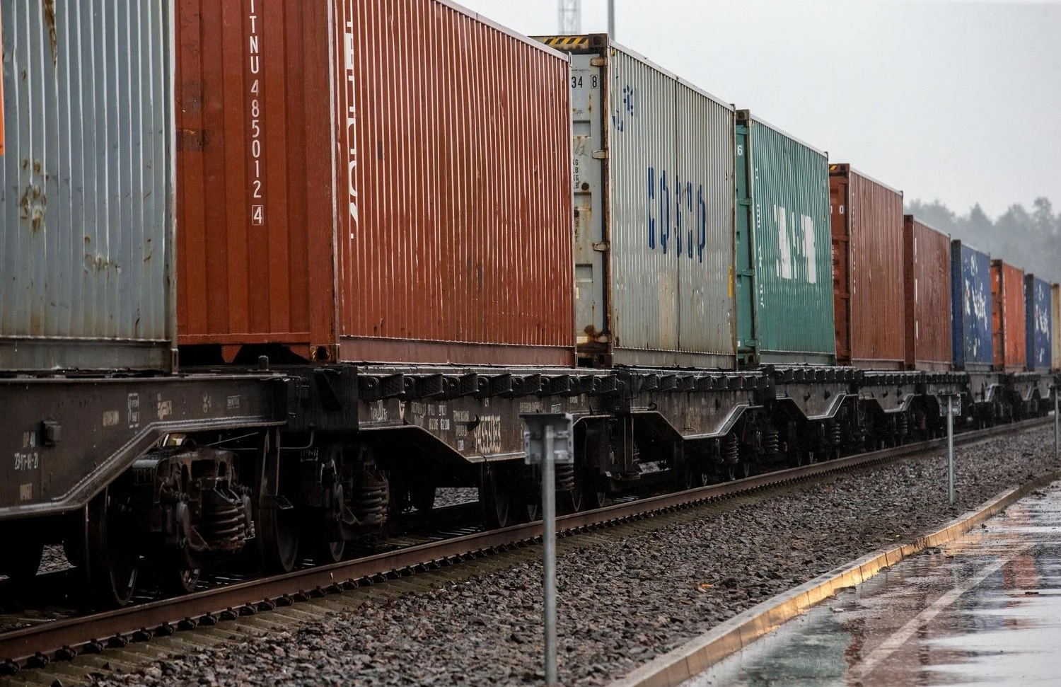 Traukinių srautas iš Kinijos šiemet didėja rekordiniu tempu. Juditos Grigelytės (VŽ) nuotr.