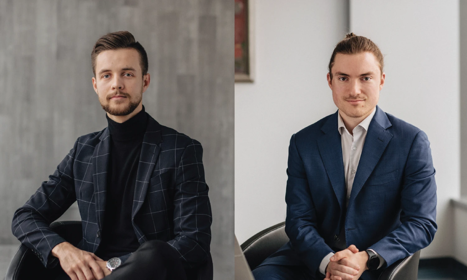 „Orion Securities“ M&A: Erikas Šveistys įmonių finansų skyriaus projektų vadovas ir Simonas Žirgulis, įmonių finansų vyr. projektų vadovas.
