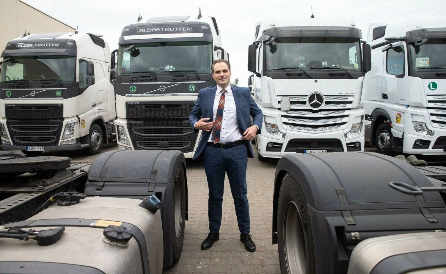 Povilas Drižas, Tarptautinio transporto ir logistikos aljanso (TTLA) generalinis sekretorius. Juditos Grigelytės (VŽ) nuotr.