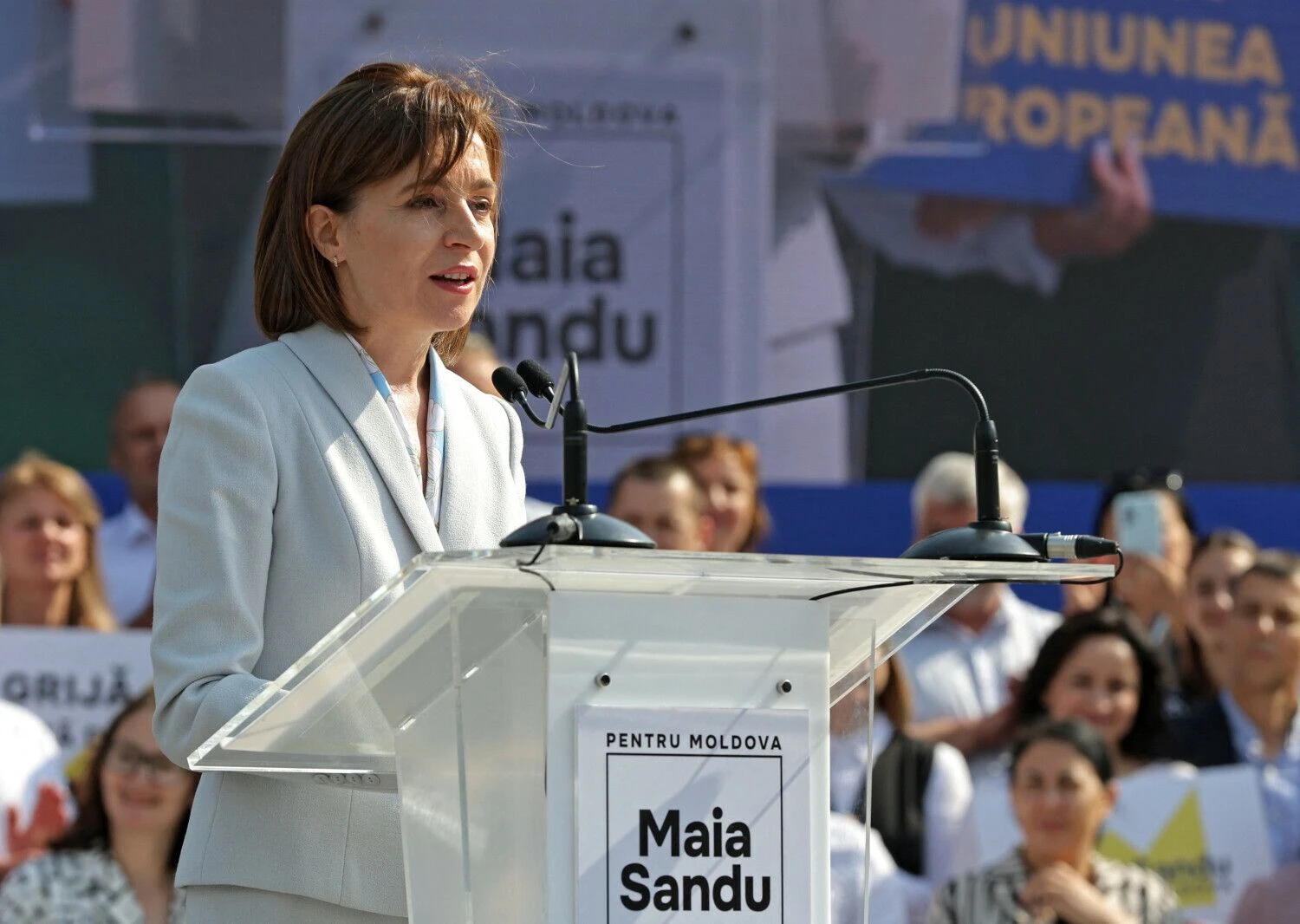 Maia Sandu, Moldovos prezidentė. Vladislav Culiomza („Scanpix“) nuotr.