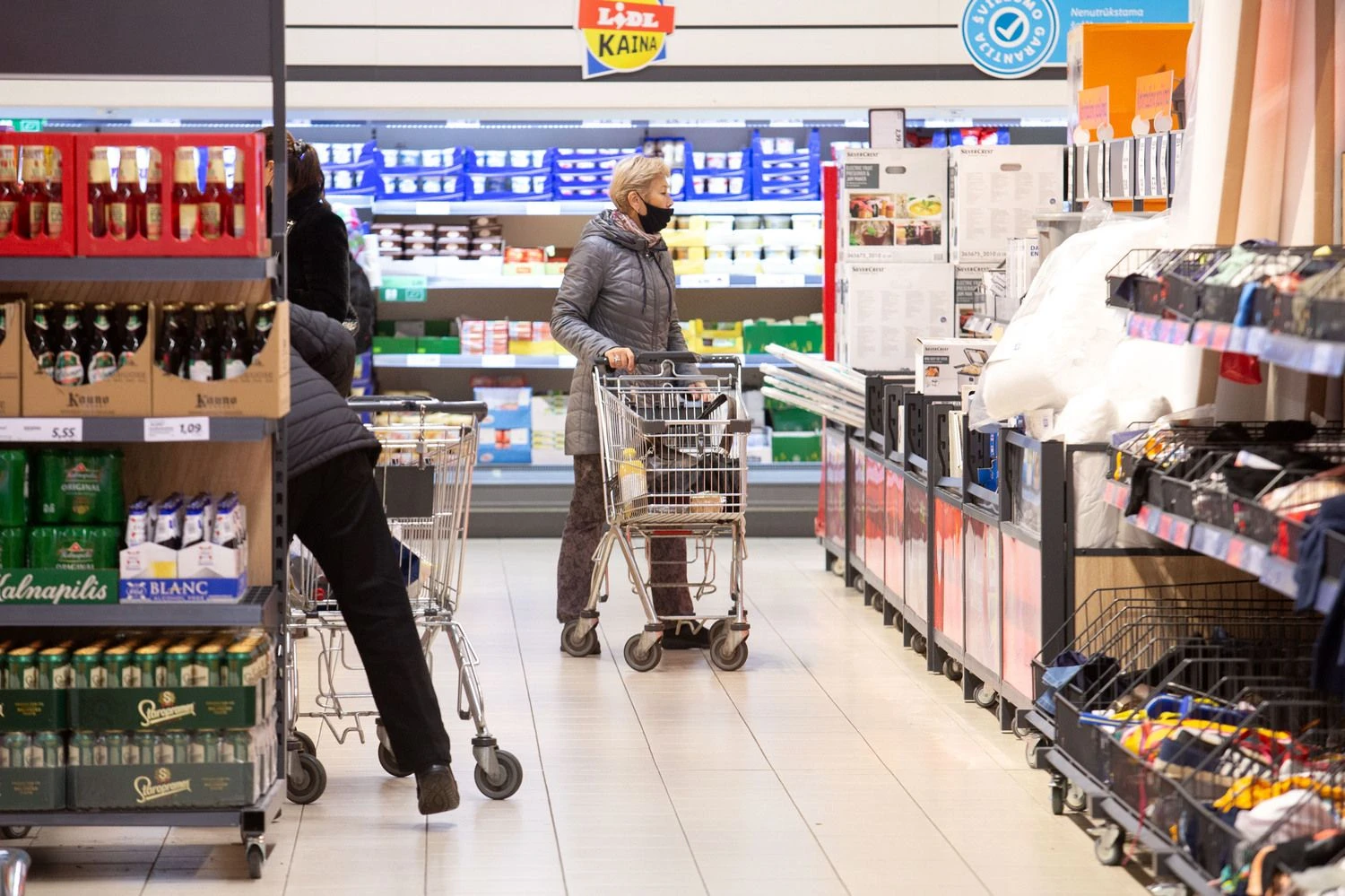 „Lidl“ parduotuvė Vilniuje. Juditos Grigelytės (VŽ) nuotr.