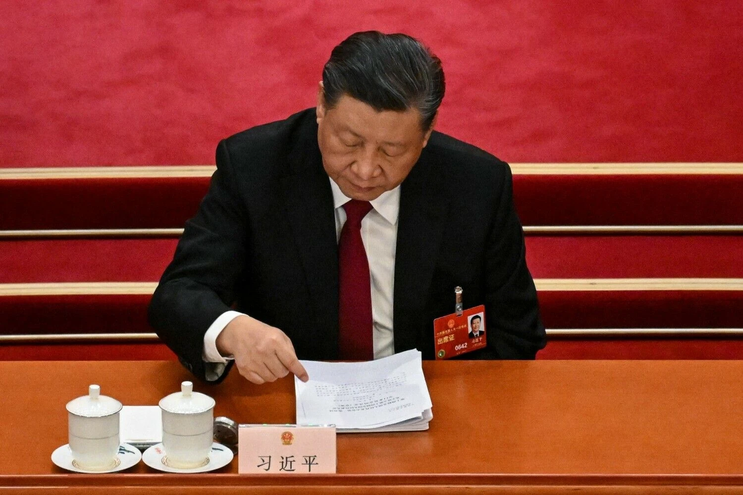 Xi Jinpingas, Kinijos autoritarinis lyderis. Noelio Celiso (AFP/„Scanpix“) nuotr.