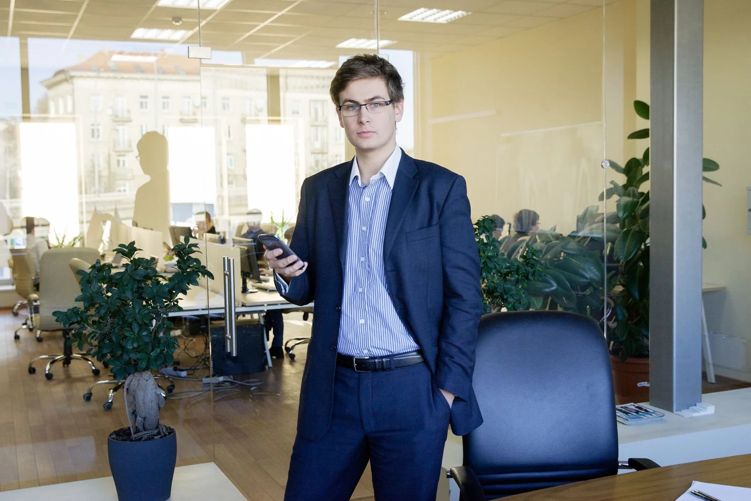 Vytautas Karalevičius, kriptovaliutų keityklos „SpectroCoin“ įkūrėjas. Vladimiro Ivanovo (VŽ) nuotr.