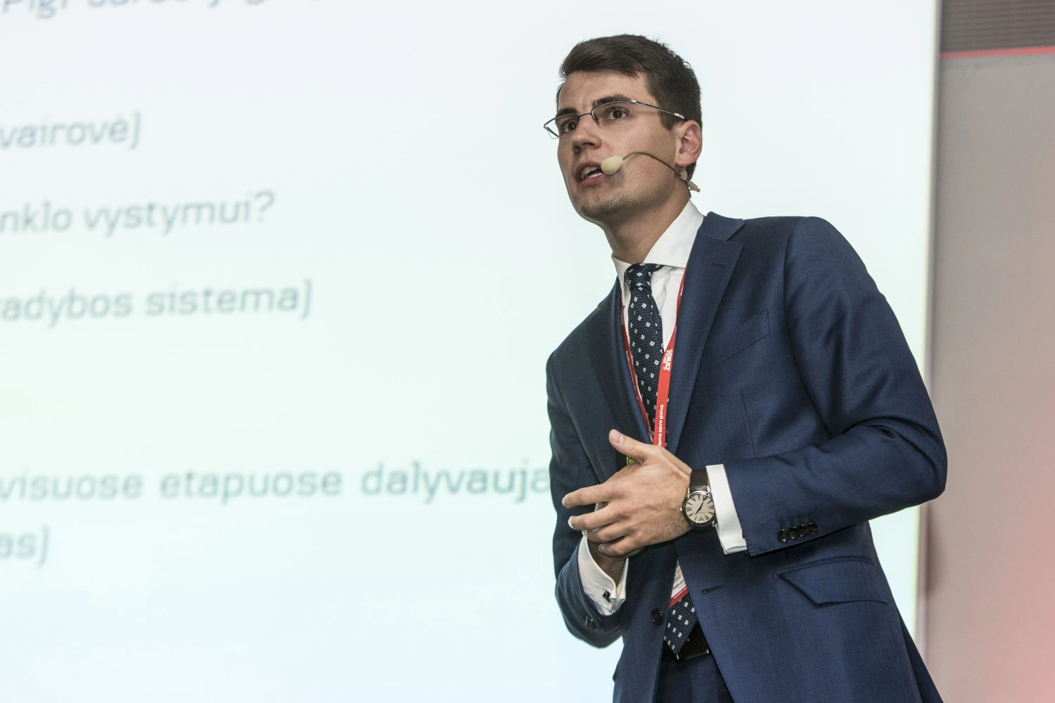Rokas Grajauskas, „Danske Bank“ vyriausiasis Baltijos šalių ekonomistas.  Vladimiro Ivanovo (VŽ) nuotr.
