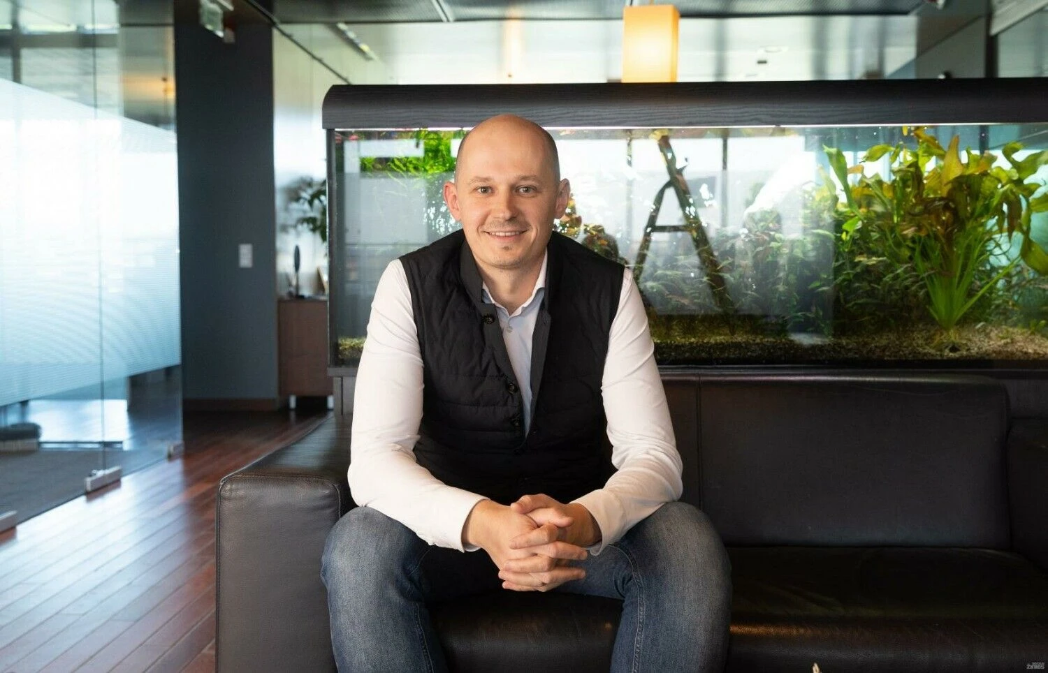 Modestas Sudnius, „Eleving Group“ generalinis direktorius. Juditos Grigelytės (VŽ) nuotr.