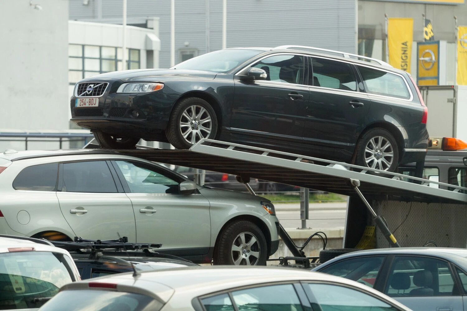 Automobilių eksportas. Vyginto Skaraičio (BNS) nuotr.