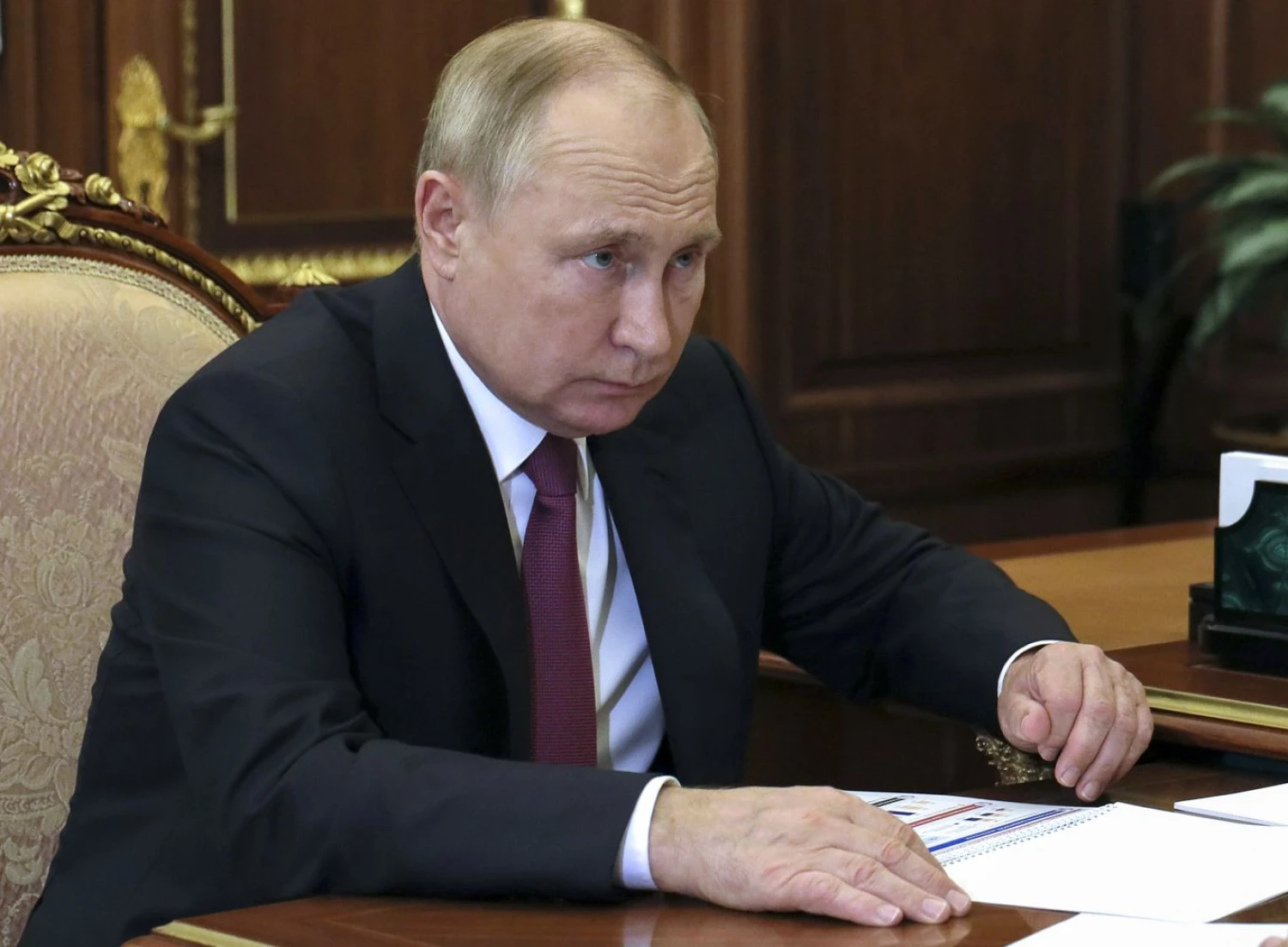 Rusijos prezidentas Vladimiras Putinas. Jevgenijaus Paulino (AP / „Scanpix“) nuotr. 