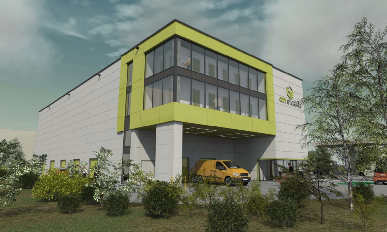 Bendrovės vizualizacija.