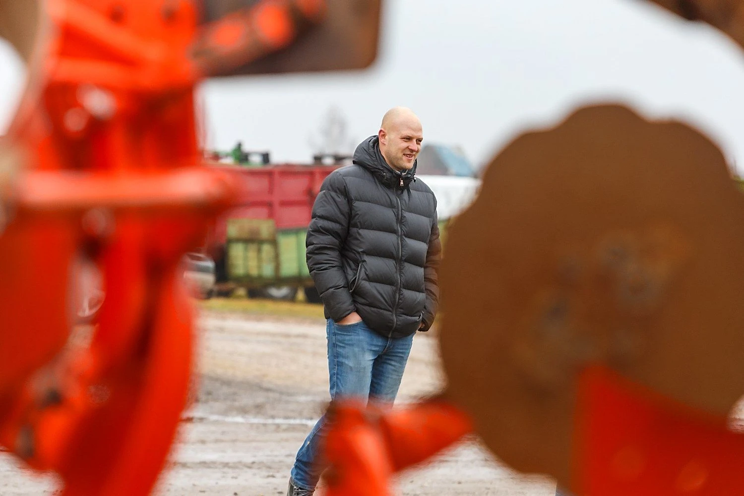 Mantas Vaitelis, Kėdainių rajono limuzinų veislės mėsinių galvijų fermos savininkas.
Vladimiro Ivanovo (VŽ) nuotr.
